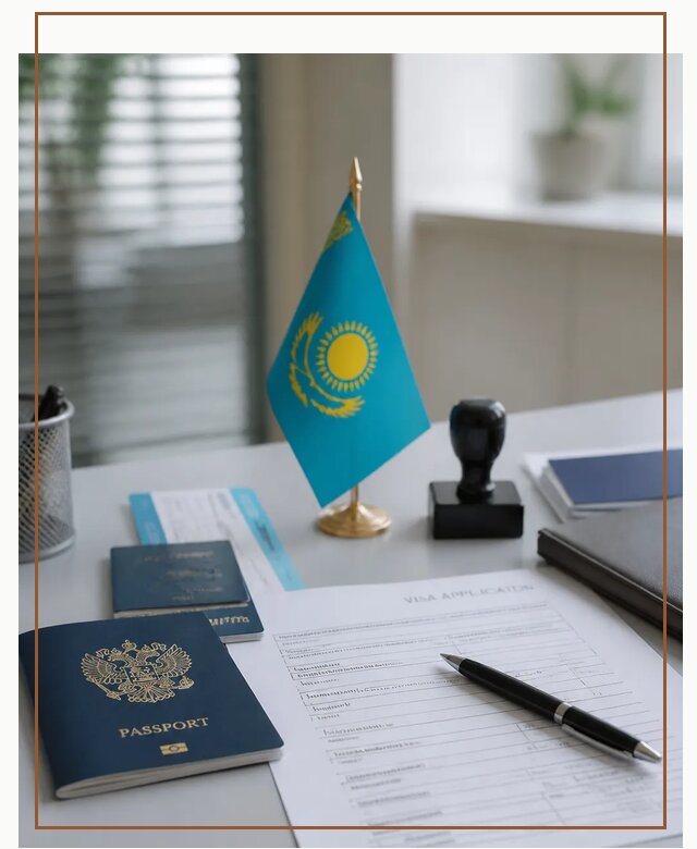 Оформление визы в Казахстан для поездки и работы в Шахтах