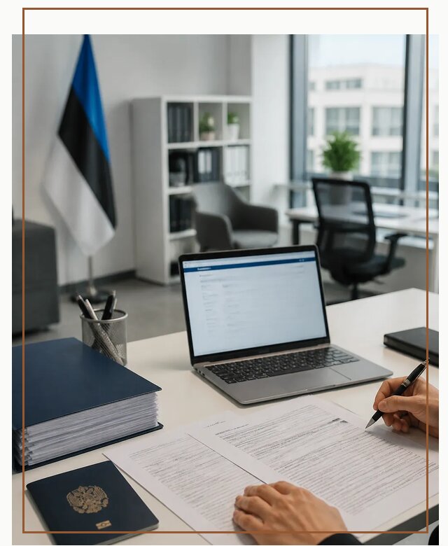 Оформление ВНЖ в Эстонии для переезда и легального проживания в Шахтах