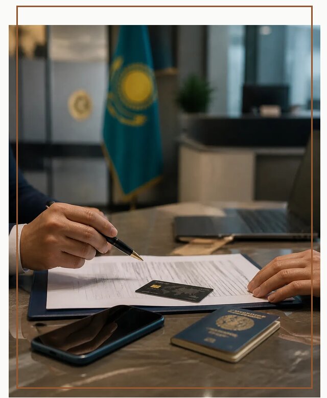 Открытие счета и банковской карты в Казахстане в Шахтах